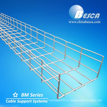 Electro Galvanized Wire Mesh Cable Tray UL Standard